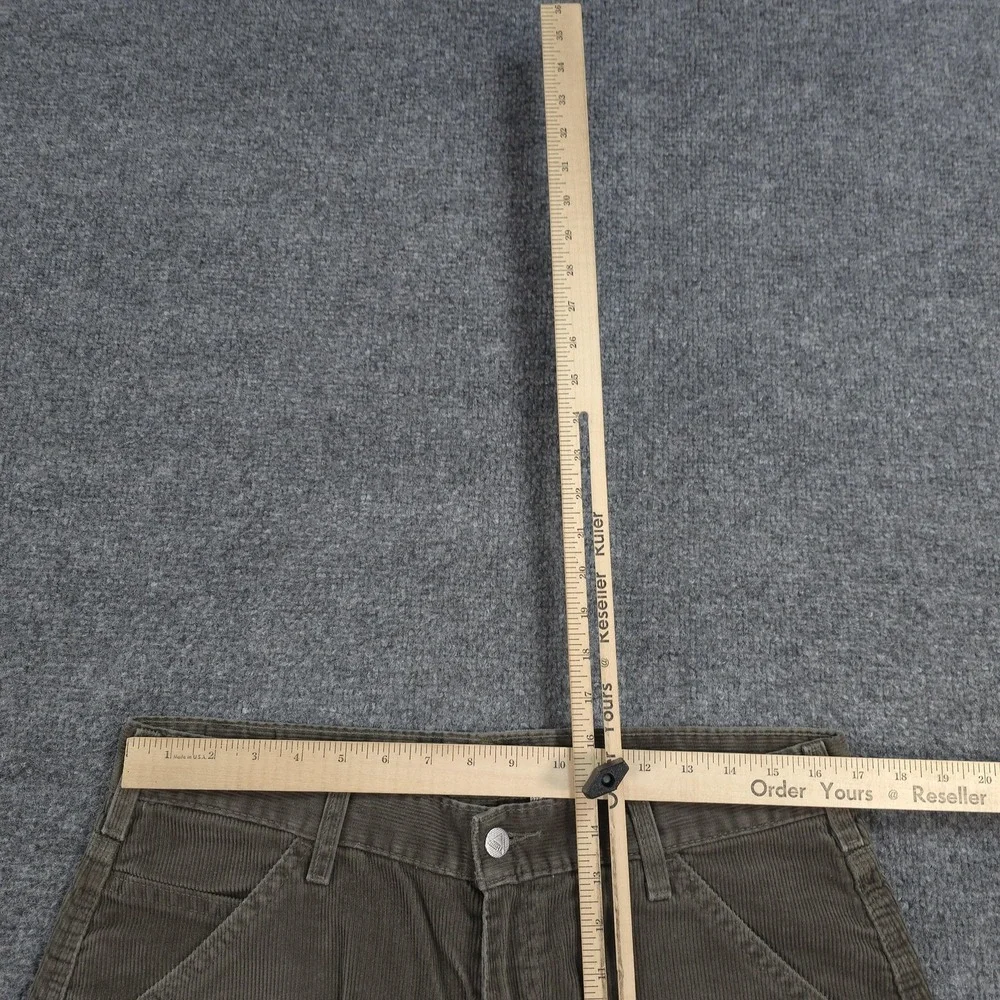 Vintage Silvertab Pants Mens 33x34 Brown Corduroy Carpenter Baggy Skater Y2K